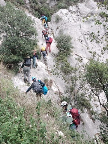 Une image contenant plein air, aventure, faire de la randonnée, Équipement de randonnée

Le contenu généré par l’IA peut être incorrect.