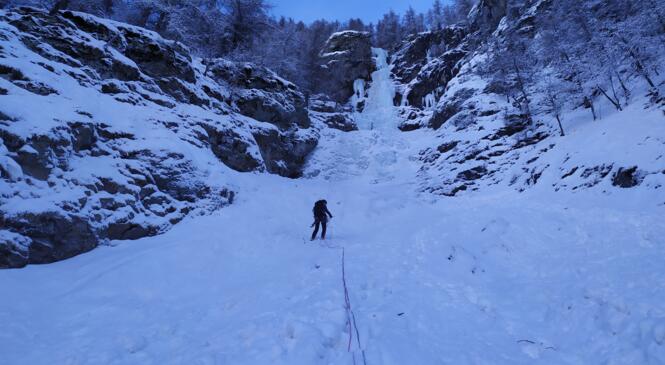 Cascade de la Grave: la croupe de la poufiasse image article