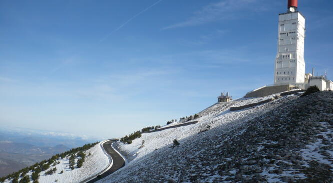 Le Ventoux début mars, Le Mezenc fin mars 2022 image article