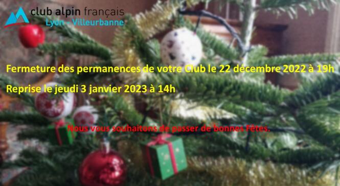 PERMANENCE FERMÉE PENDANT LES FETES image article