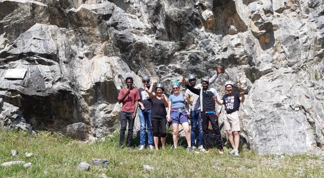 Escalade dans les Monts du Lyonnais avec l'association Entourage : une bien belle journée ! image article