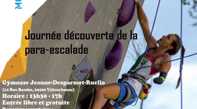 18/11 - Journée Découverte Para-Escalade image article