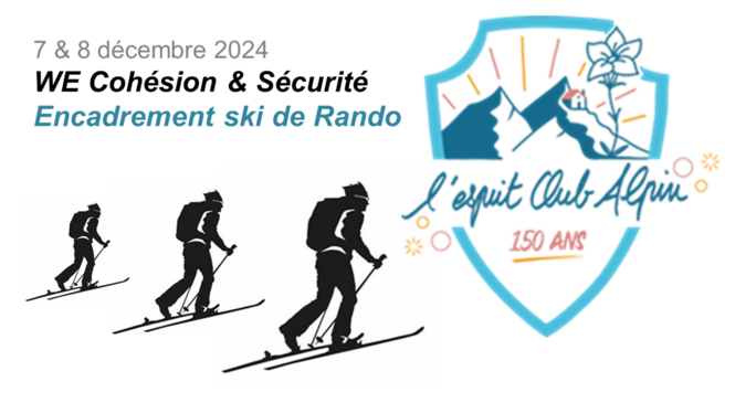 WE Cohésion & Sécurité destiné aux "encadrants Ski de Rando" - 7 & 8 décembre 2024 image article