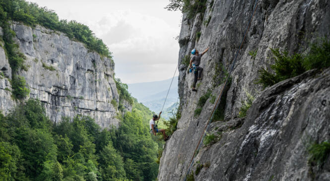 Weekend escalade à Champfromier image article