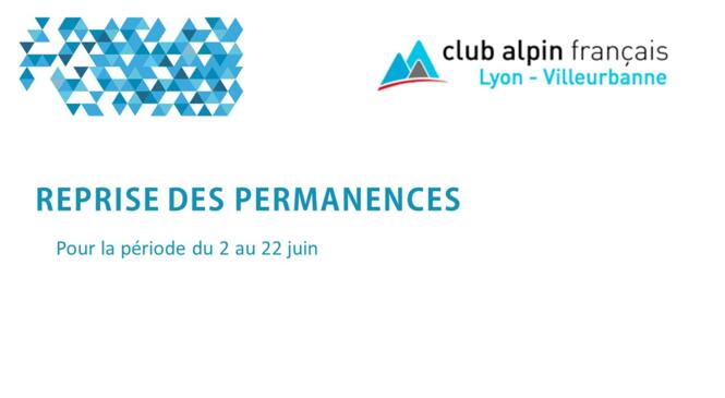 COVID 19: REPRISE DES PERMANENCES image article