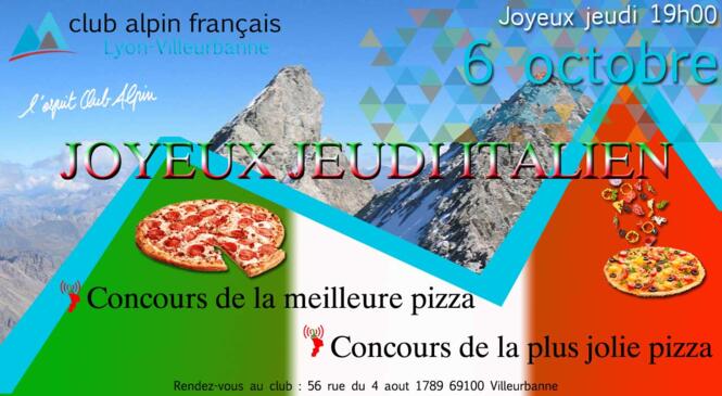 JOYEUX JEUDI ITALIEN image article