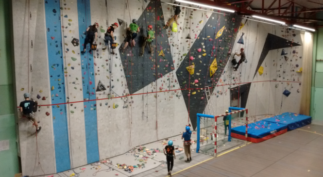 APPEL A VOLONTAIRES : rénovation du mur d'escalade du gymnase ADN du 21 au 28/10 image article