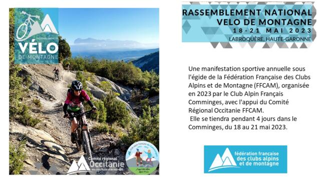 VELO DE MONTAGNE VTT RASSEMBLEMENT 2023 image article