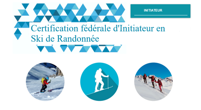 Stage FFCAM fin mars 2025 de certification d'Initiateur en ski de randonnée image article