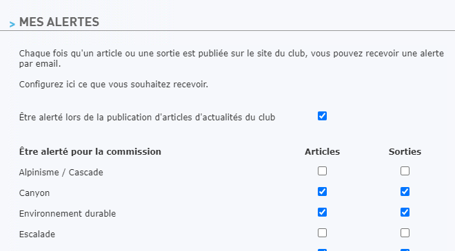 NOUVEAU ! Recevez une notification par mail pour les nouvelles sorties et articles image article