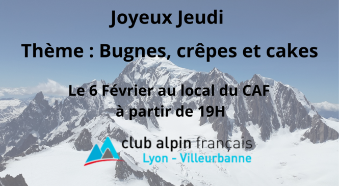 JOYEUX JEUDI : BUGNES, CREPES ET CAKES image article