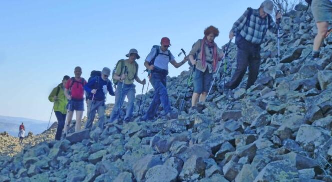 Randonnée autour d'un volcan image article