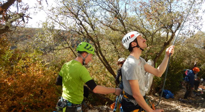 Cycle Initiation escalade Grandes voies Gr 1 sortie à SEYNES image article
