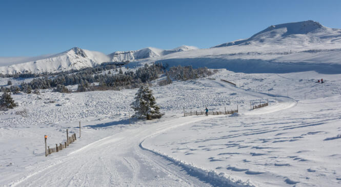 Soirée fin de saison ski de fond image article