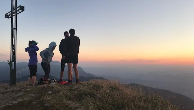 Trail au coucher de soleil, la Chartreuse en semaine ! image article