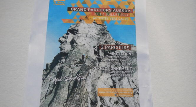 3/4 JUILLET 2021 : GRAND PARCOURS ESCALADE A AUSSOIS image article