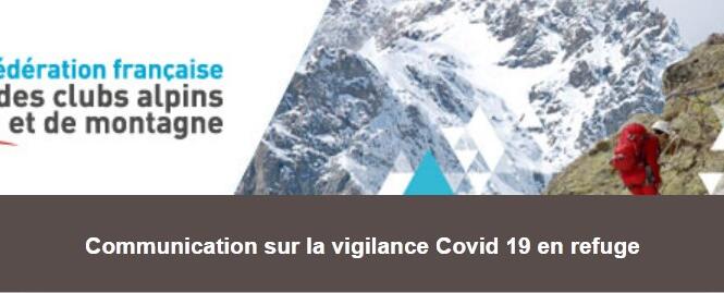 Refuges et covid: denières nouvelles ! image article
