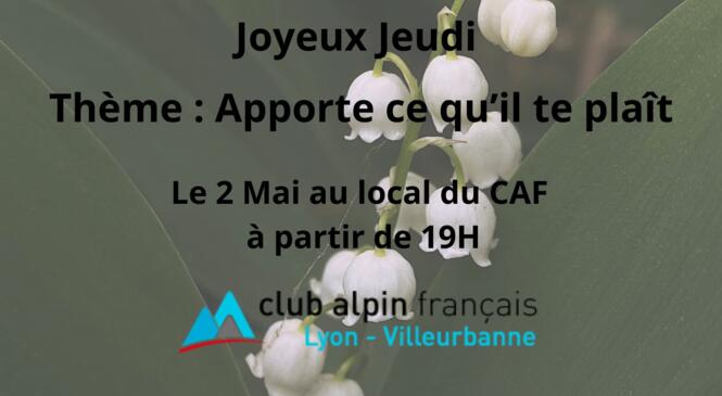 JOYEUX JEUDI DE MAI image article