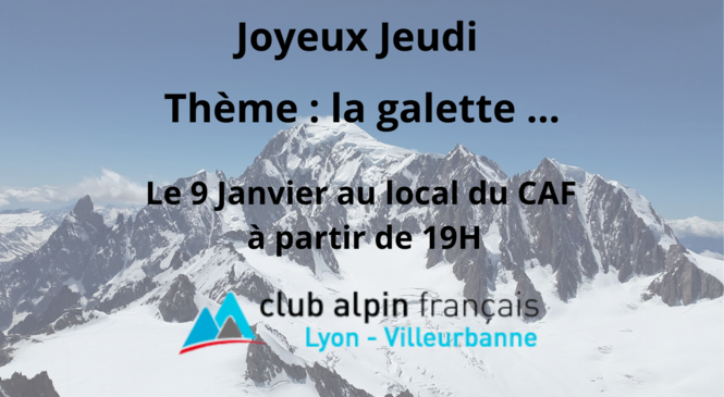 JOYEUX JEUDI : LA GALETTE REVIENT ... image article