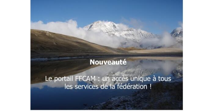 Portail site FFCAM: Nouveauté image article