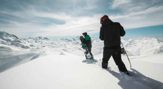 Découverte snowboard de randonnée image article