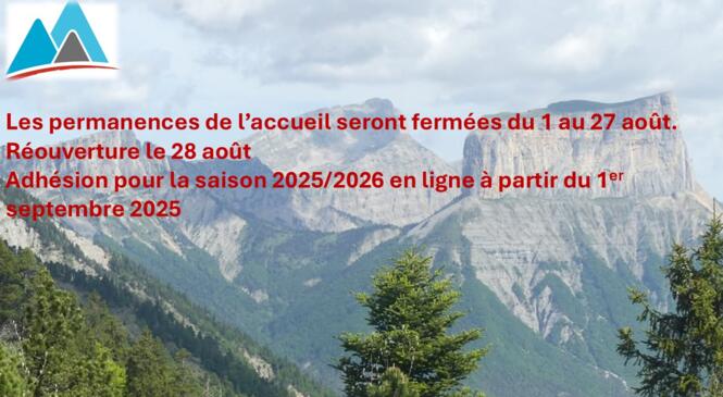 Permanences du club août 2025 image article